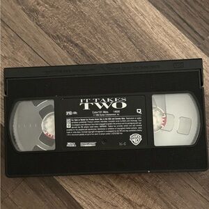 Warner Bros. Black VHS Tape - It Takes Two